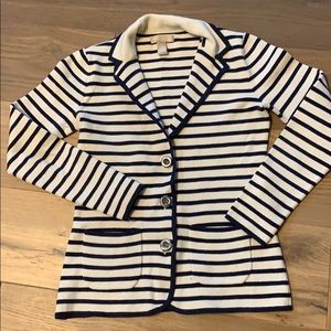 Banana Republic nautical sweater blazer